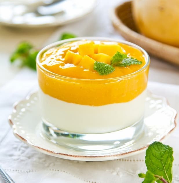Piure de Mango cu Iaurt Natural