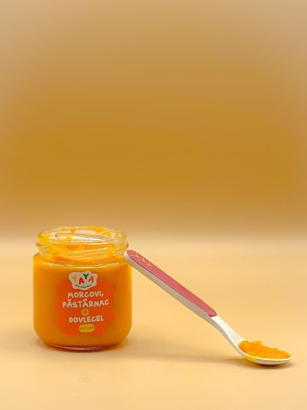 Piure Morcov + Pătrunjel Rădăcină + Dovlecel