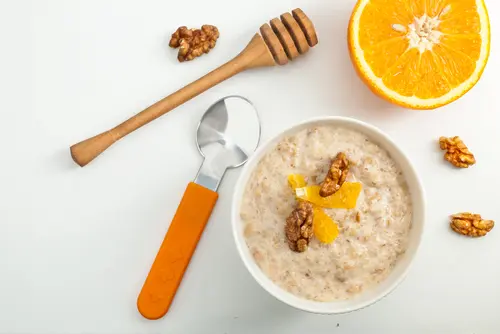 Terci de mei cu piure de mango