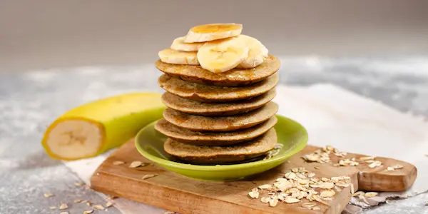 Pancakes cu ovăz și banană