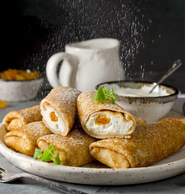 Clătite cu brânză de vaci